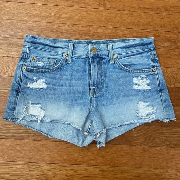 7 For All Mankind Cutoff denim Shorts 25 - Picture 1 of 6